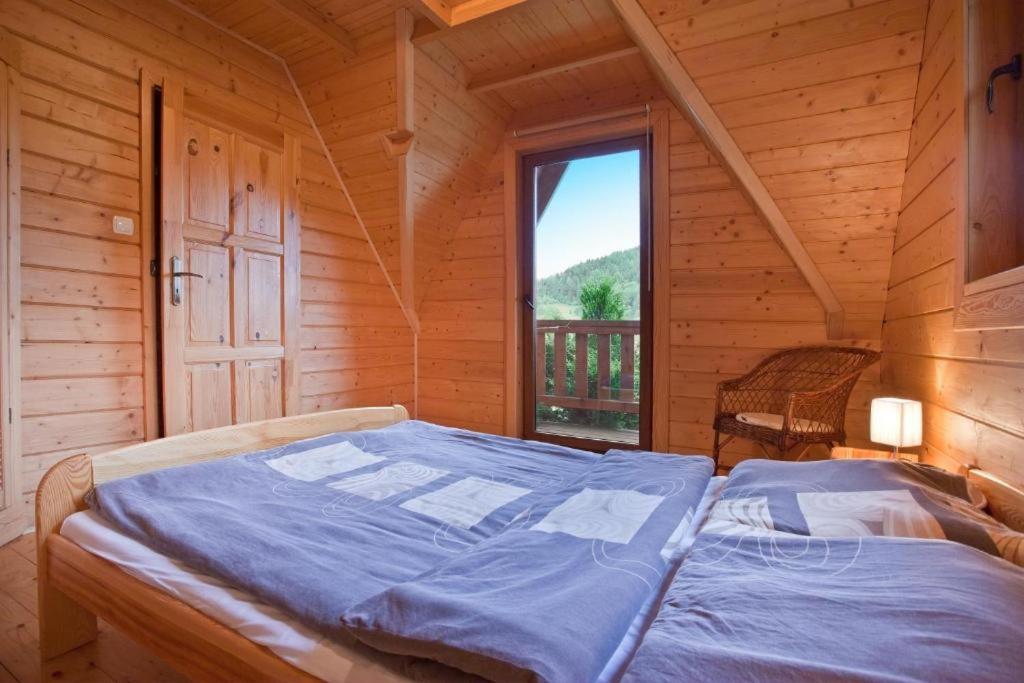 Domek W Krynicy Z Sauna Криниця-Здруй Екстер'єр фото